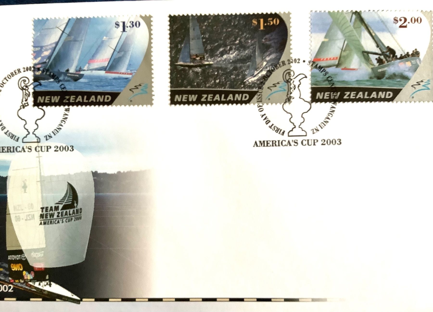 Tutti i francobolli: 2002 Neuseeland- America's Cup FDC - Blocks - Maximumkarten – Nuovo (secondo la descrizione) da Liestal venduto da Skunk02 3