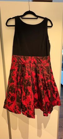 Kleid Lauren Ralph Lauren rot schwarz