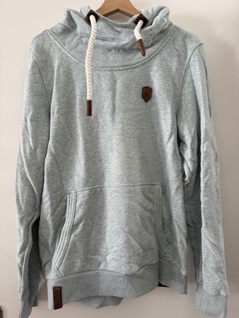 Naketano Kapuzenpullover grau meliert guter Zustand