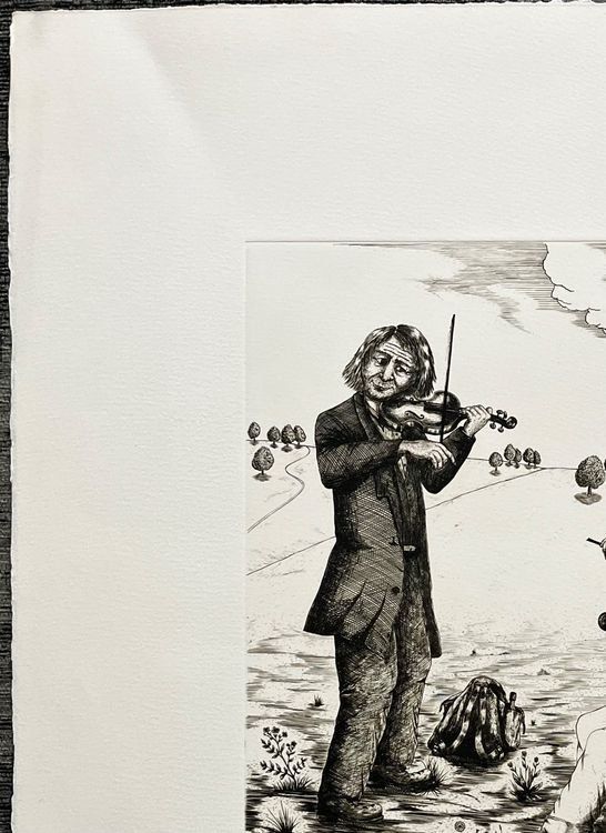 Grafica & Litografie: PETER STREICH RADIERUNG SIGNIERT NUMMERIERT – Usato da Gersau venduto da kunst-online 5