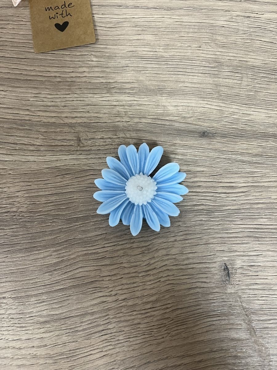 Candele: Blumenkerze blau, handgemacht – Nuovo (secondo la descrizione) da Frick venduto da van_2dhd 1