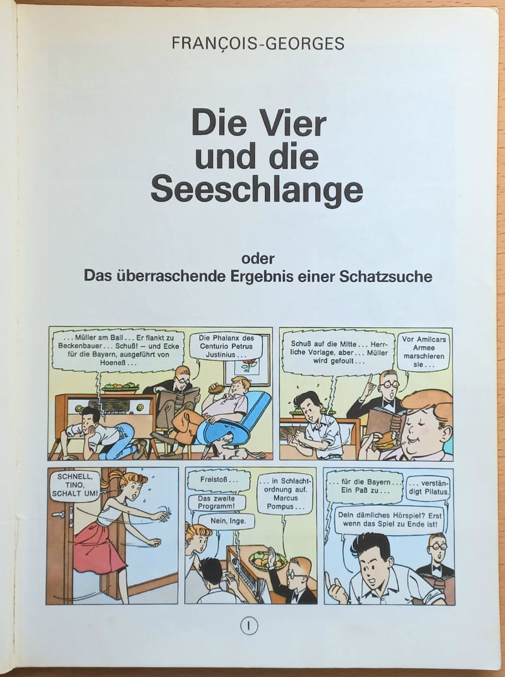 BD: Comic - die Vier - und die Seeschlange – D'occasion à Niederuzwil par lubimaja 1