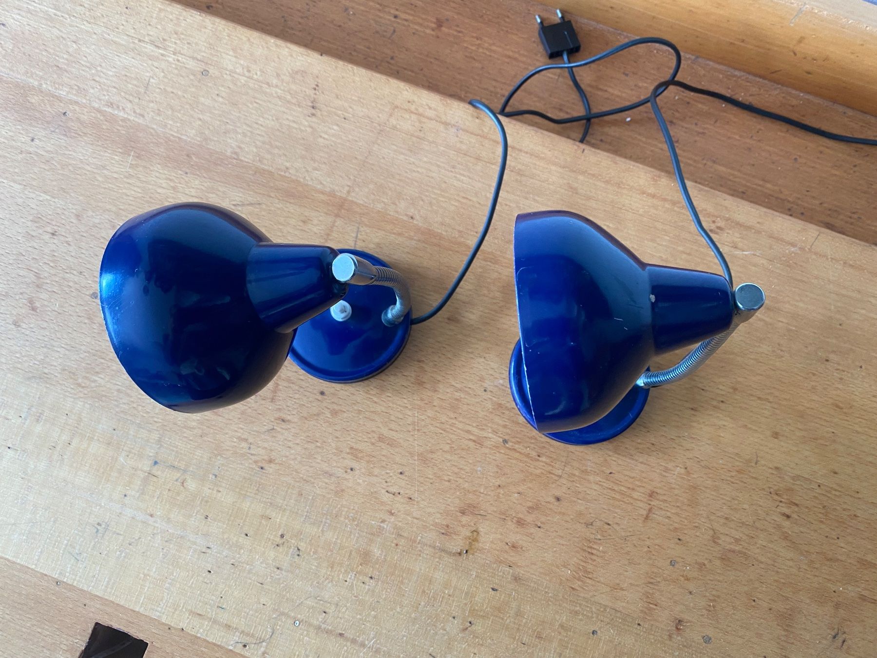 Lampade: 2 Schöne 60er. Tischlampe – Usato da Seewen SO venduto da Nordic-Old-Fashion 2
