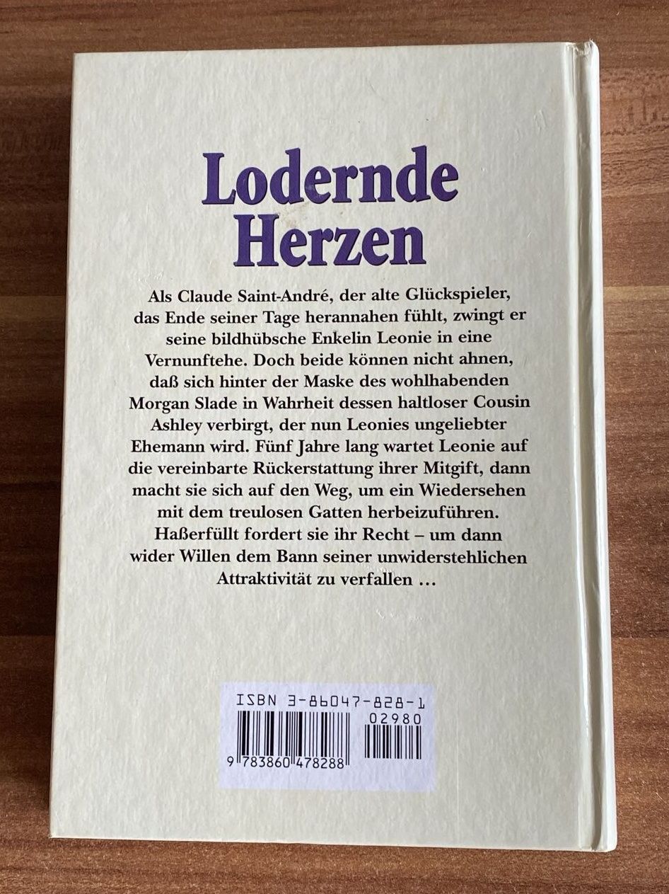 Bücher: Lodernde Herzen von Shirlee Busbee – Gebraucht aus Wagenhausen von FrauLang 1