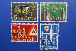 Serie Werbemarken 1956 gestempelt - SBK: 7.-