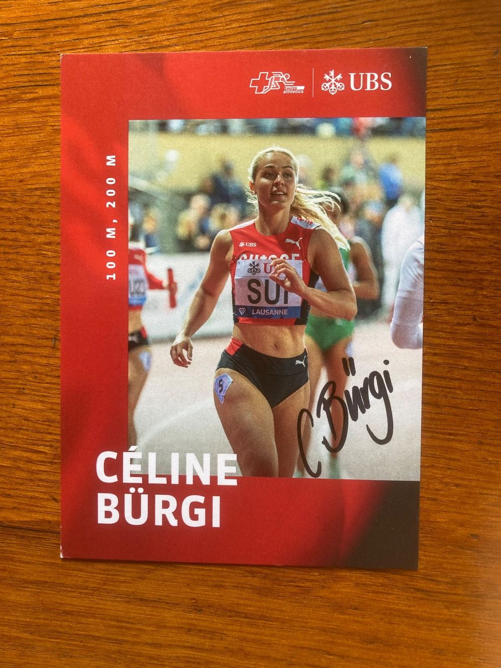 Autografi: Céline  Bürgi  /  orig. AK – Nuovo (secondo la descrizione) da Lovens venduto da Traktor69