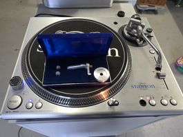 Plattenspieler Stanton ST-90 gebraucht silber
