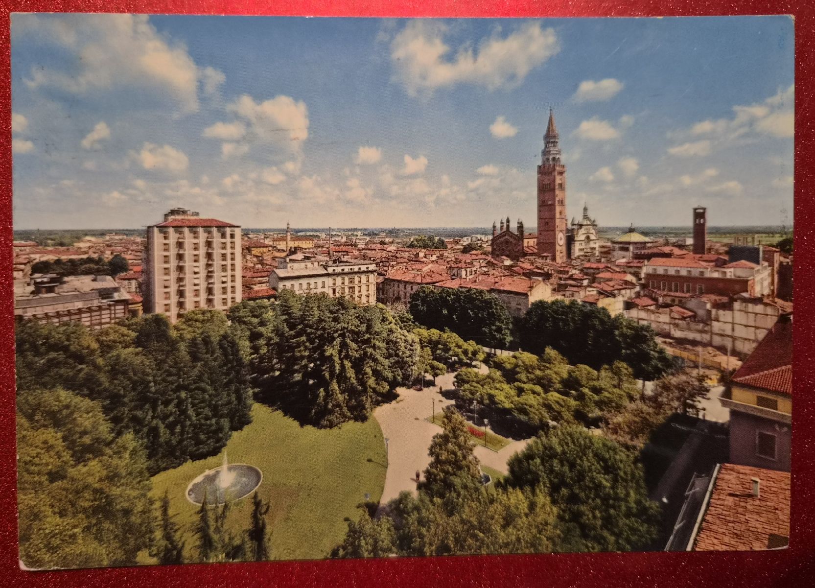 Ansichtskarten: Cremona Panorama 1966 – Gebraucht aus Melchnau von Fishel