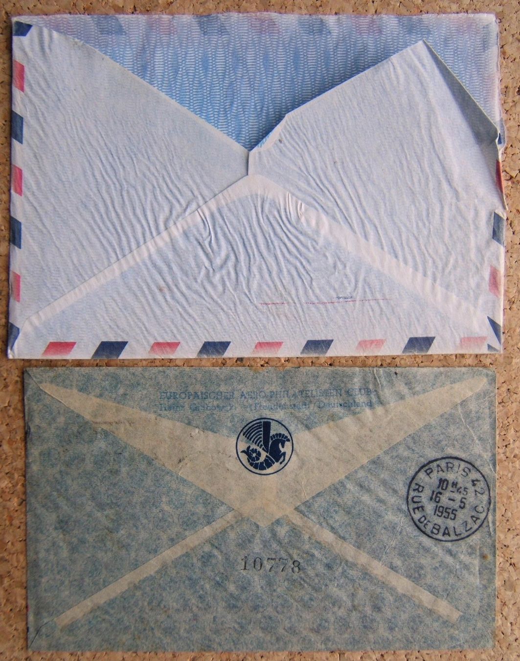 Alle Briefmarken: 2 LUFTPOSTBRIEFE CHILE – Gebraucht aus Brunnen von Nonne04 1