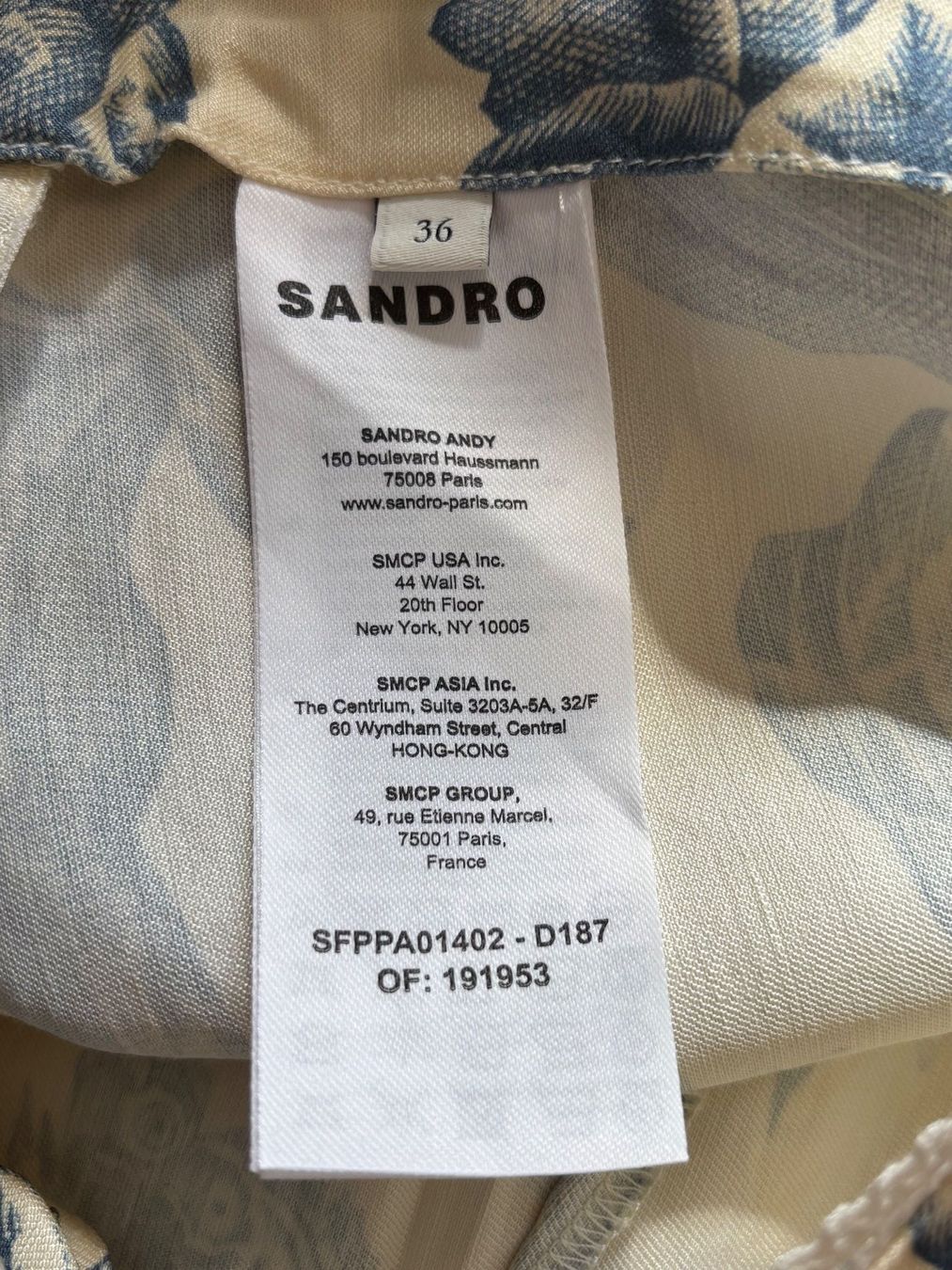 Sandro Pantaloni: SANDRO Hose mit Leinenanteil Gr. 36 – Usato da Zürich venduto da missmodernage 6