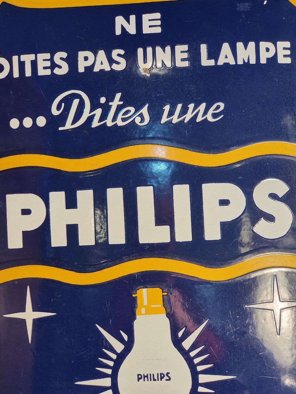 Philips Schilder: Emailschild Philips ca.1920 – Gebraucht aus Schaffhausen von b-chriss 1