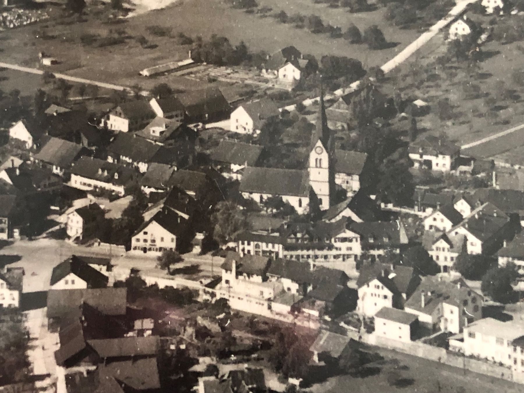 Cartoline postali: WÜLFLINGEN ZH 1935 - Gesamtansich – Usato da Lufingen venduto da Rac0