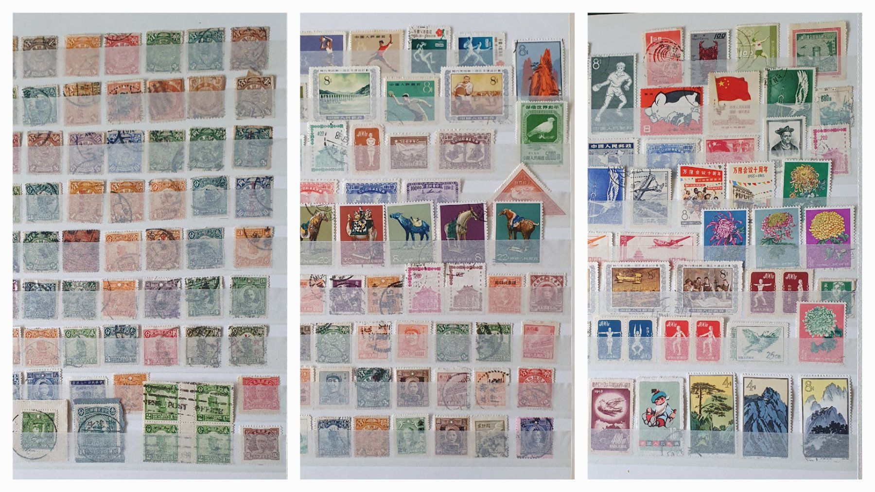 Alle Briefmarken: Album China mit über 1000 Marken – Gebraucht aus Kreuzlingen von Rschweiz1 1