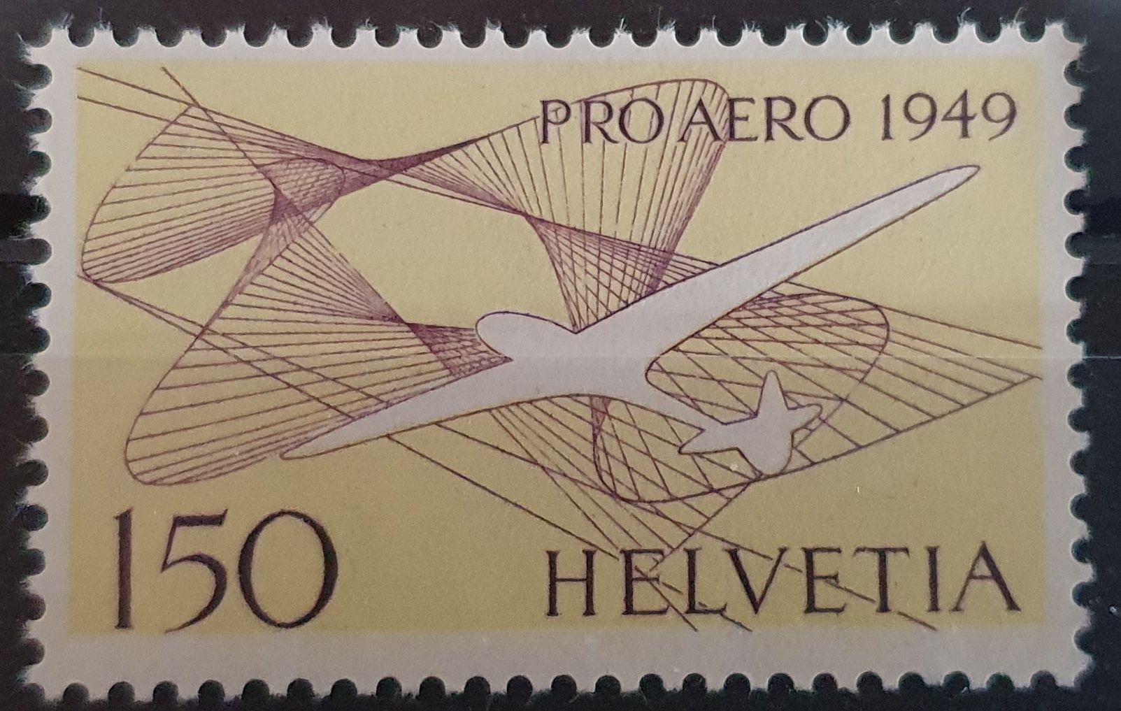 Alle Briefmarken: F45 ** Postfrische Marke Kat. 70.- – Gebraucht aus Fislisbach von Zigzag12