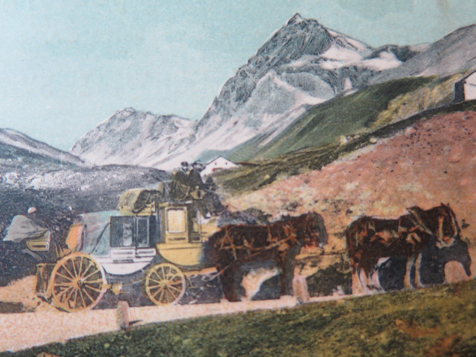 Ansichtskarten: ALBULA - ALBULA POST - POSTKUTSCHE – Gebraucht aus Wittenbach von lipasal 1