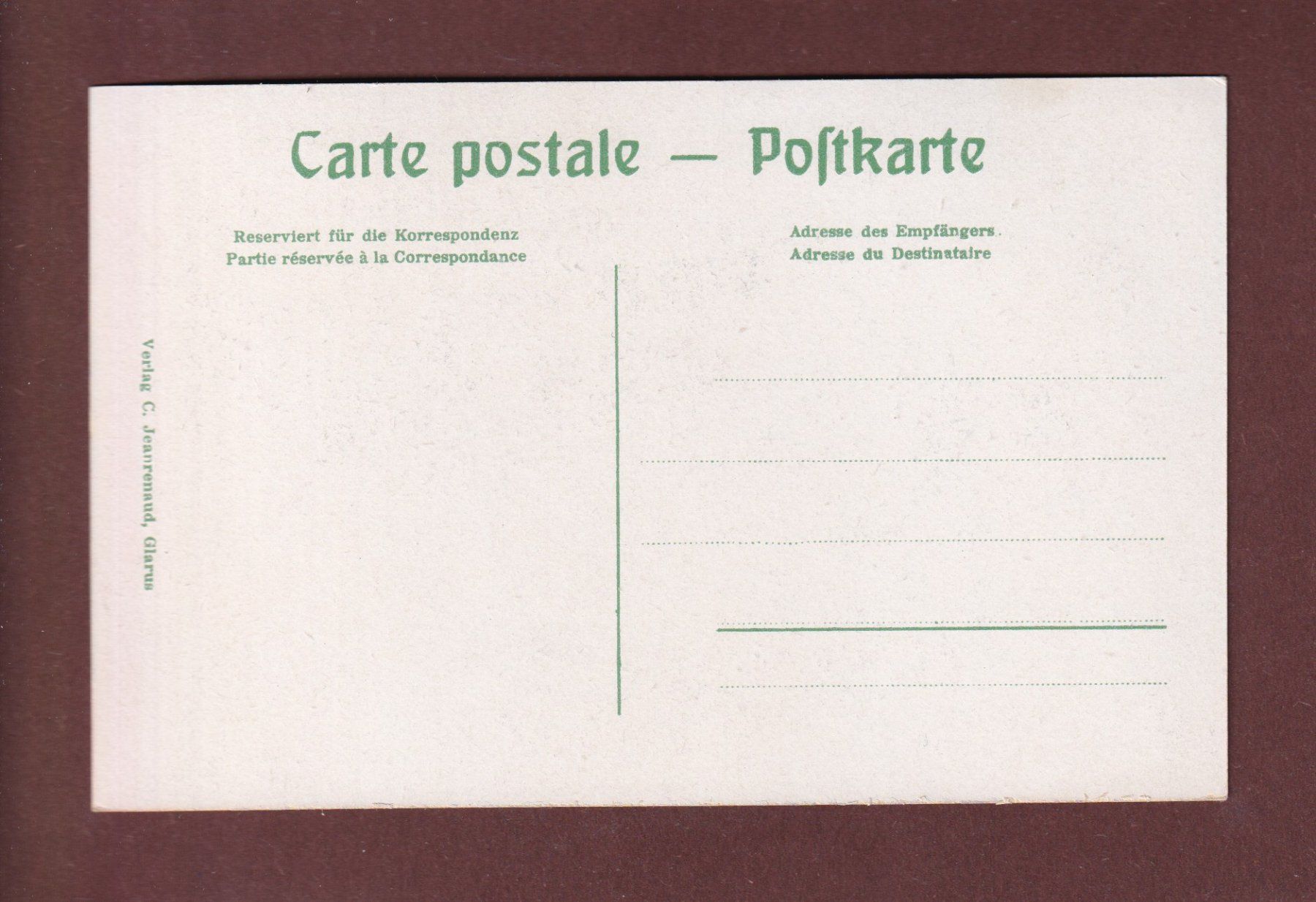 Cartoline postali: TSCHINGELHÖRNER - Martinsloch – Usato da Pully venduto da nicecards-shop 1
