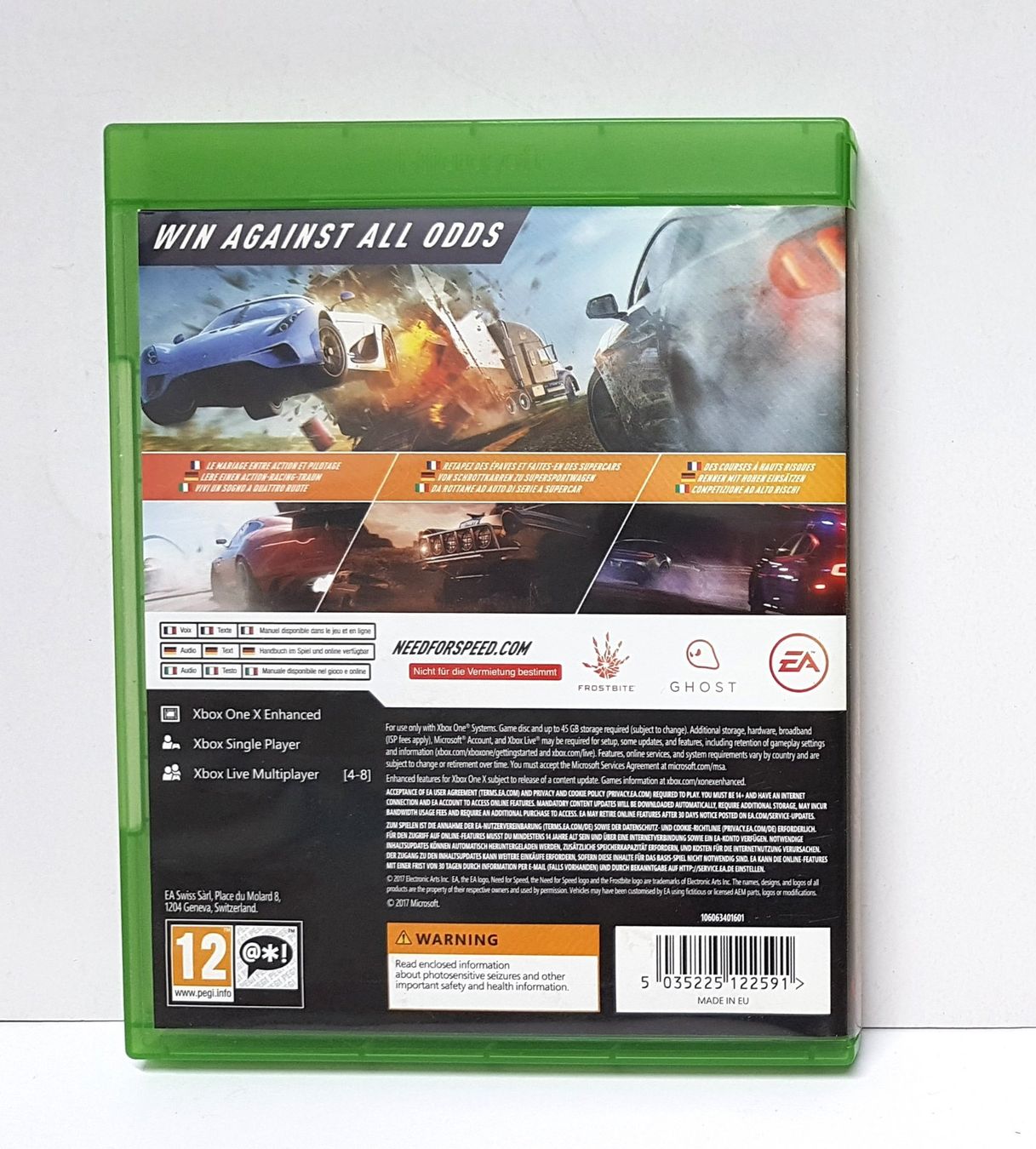 Sony Giochi: 🚗  Need for Speed Payback erlebe einen Action-Racing-Traum – Usato da Schüpfheim venduto da Games_Spielkonsolen 2