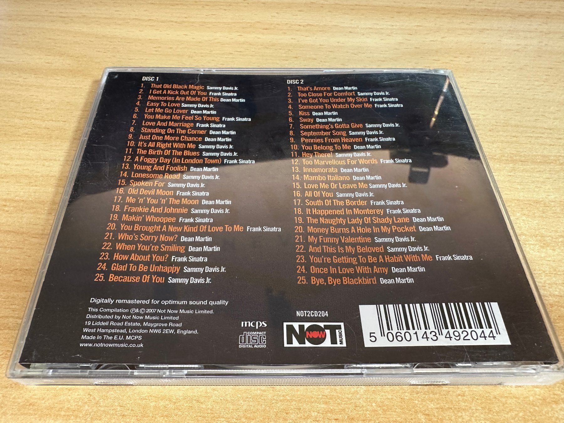 CD: The Rat Pack – 50 Original Recordings-- 2 CD – Usato da Rikon im Tösstal venduto da Alpenmutz 3