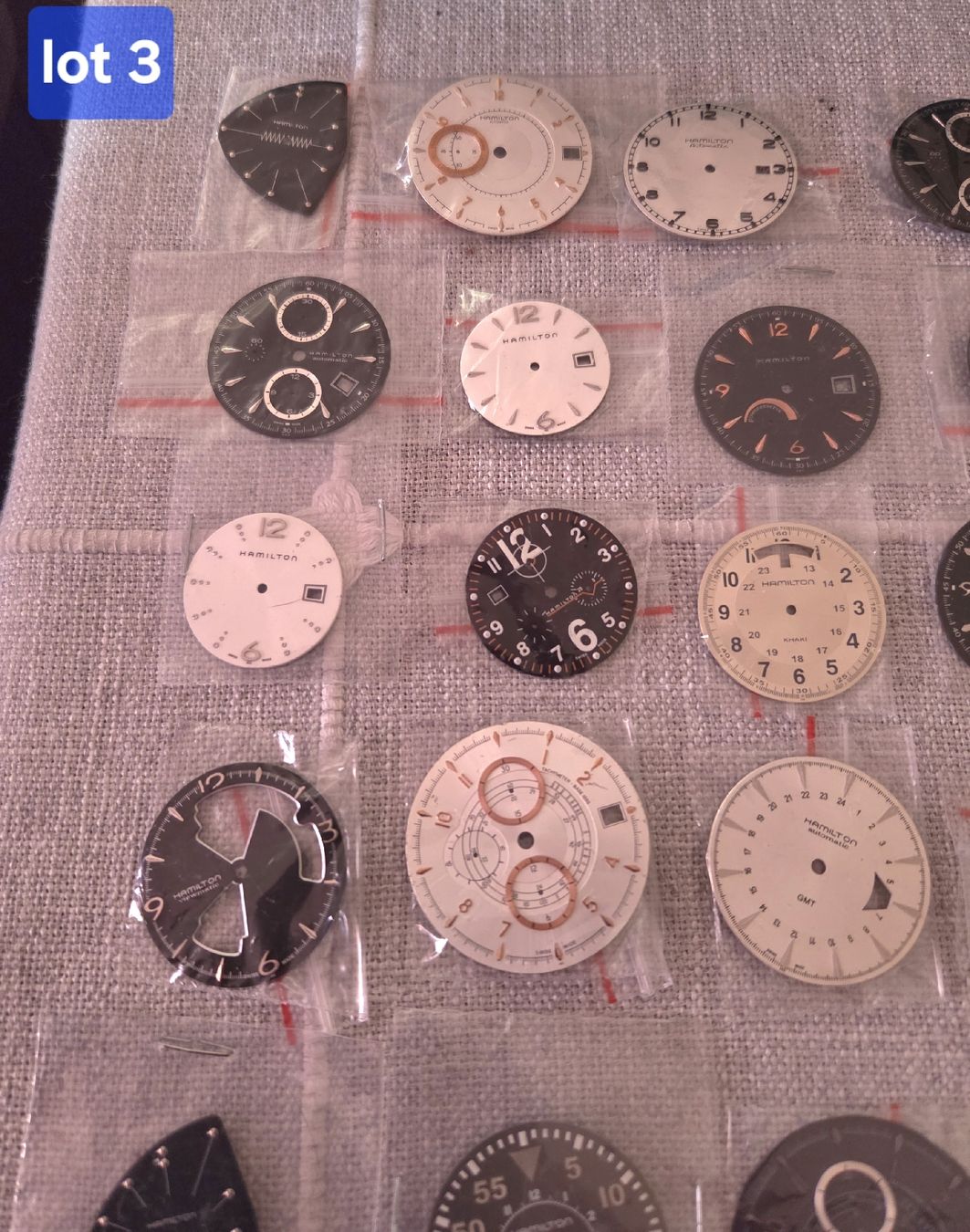 Hamilton Orologi: lot de cadrans Hamilton ( 37 pcs) – Usato da la Chaux-de-Fonds venduto da Firenze6 1