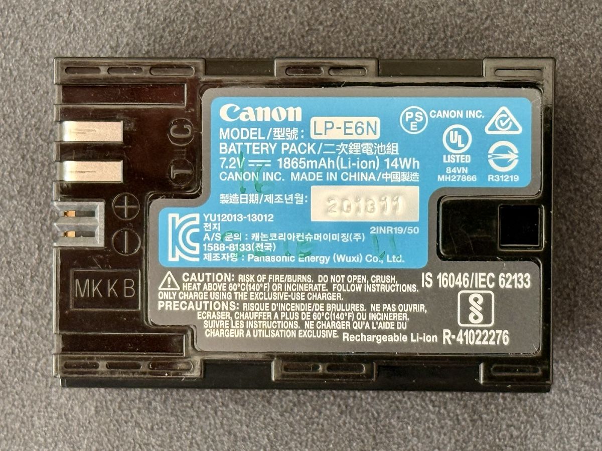 Canon Akkus: Canon LP-E6N battery pack – Gebraucht aus Bellinzona von CRS-LRT