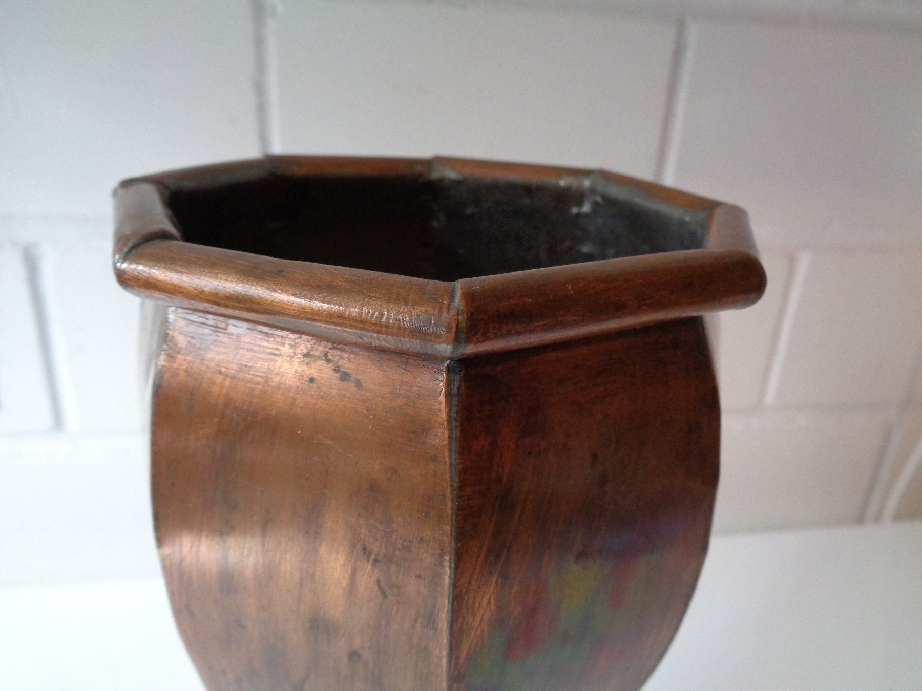 Vasi & Recipienti: Kupfer-Vase, CH-Handarbeit von 1953 – Usato da Wiesendangen venduto da Gullfoss 3