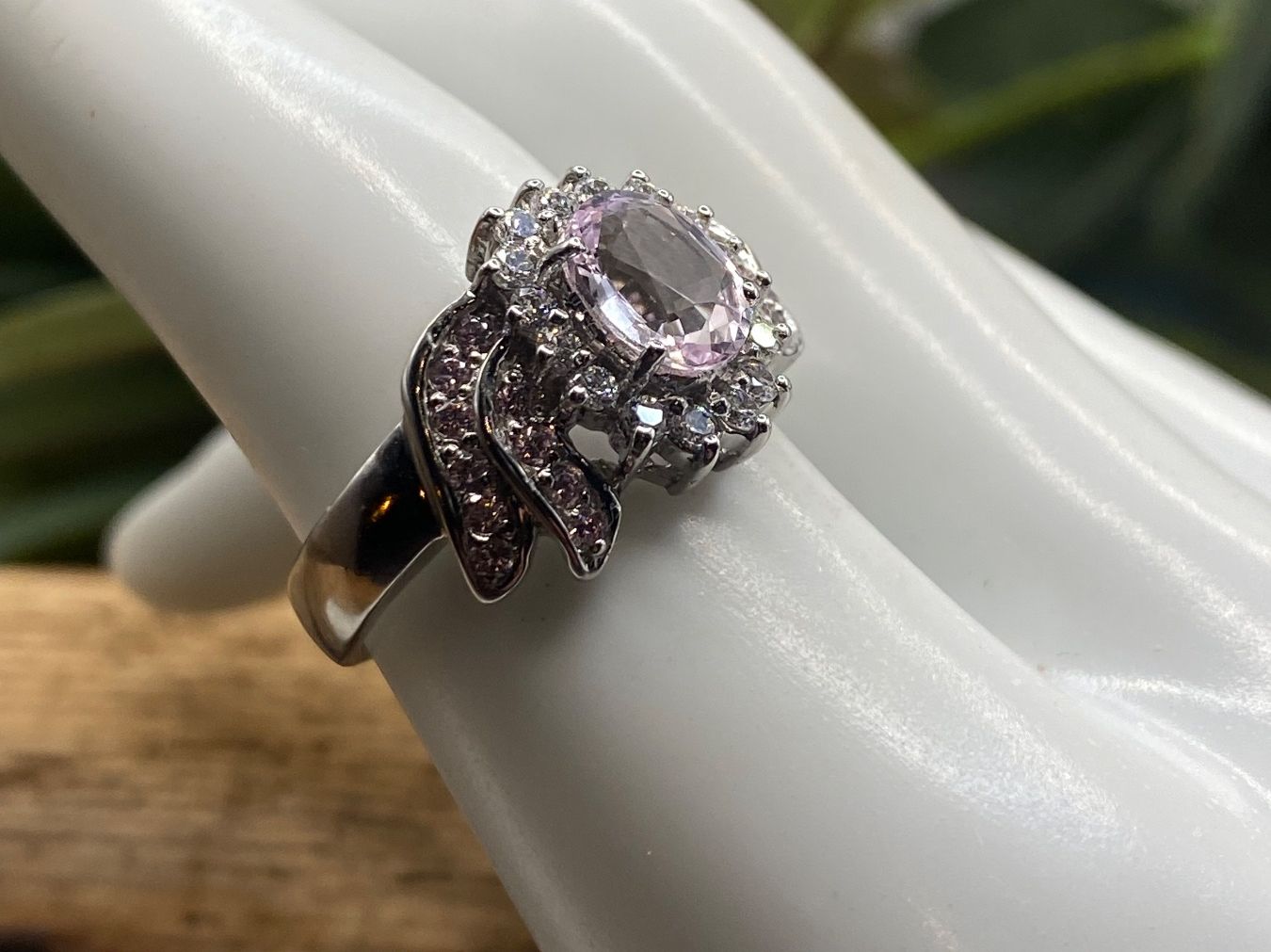 Ringe: Cocktail Ring in Sterlingsilber mit einem Kunzit, Gr.55.5 – Neu (gemäss Beschreibung) aus Luzern von S.Kern01 3