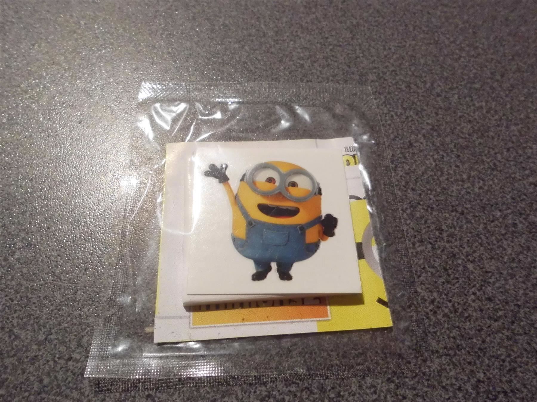 Figuren: Chips-Figur Minion, Bildchen, winkend – Gebraucht aus Zürich von Motzkuh