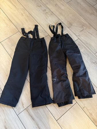 Zwei Skihosen  schwarz Grösse 140