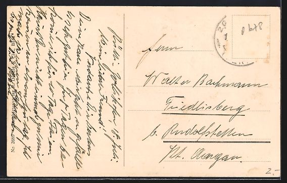 Cartoline postali: Bern, Landwirtschaftliche Schule, Molker – Usato da Berlin venduto da bartko-reher 1
