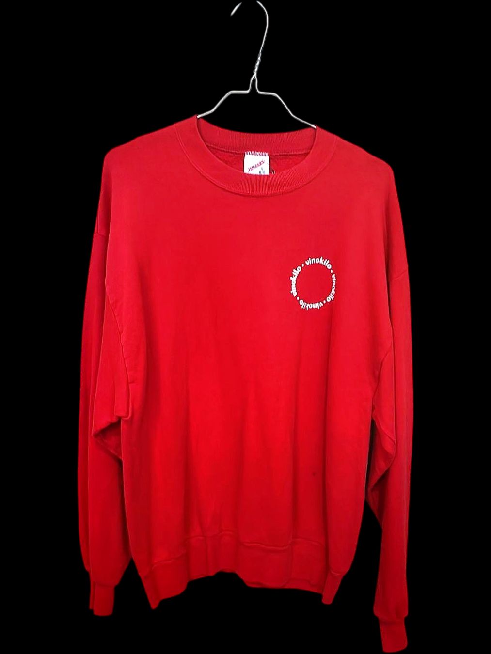 Pullover & Sweatshirts: Vintage Rote Sweatshirts Set - Jerzees & Stroke Marken - – Gebraucht aus Zug von vinokilo 3