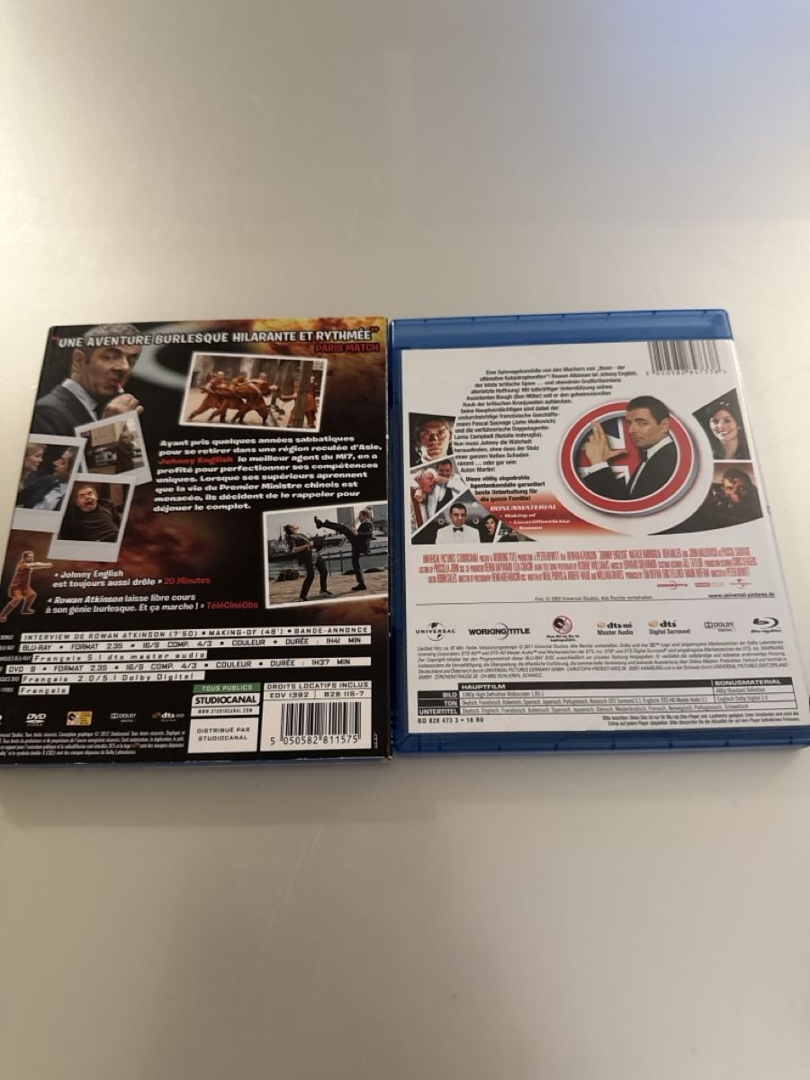 Alle DVDs: Johnny English Reborn Blu-ray Combo – Gebraucht aus Zürich von nad_s27g 1
