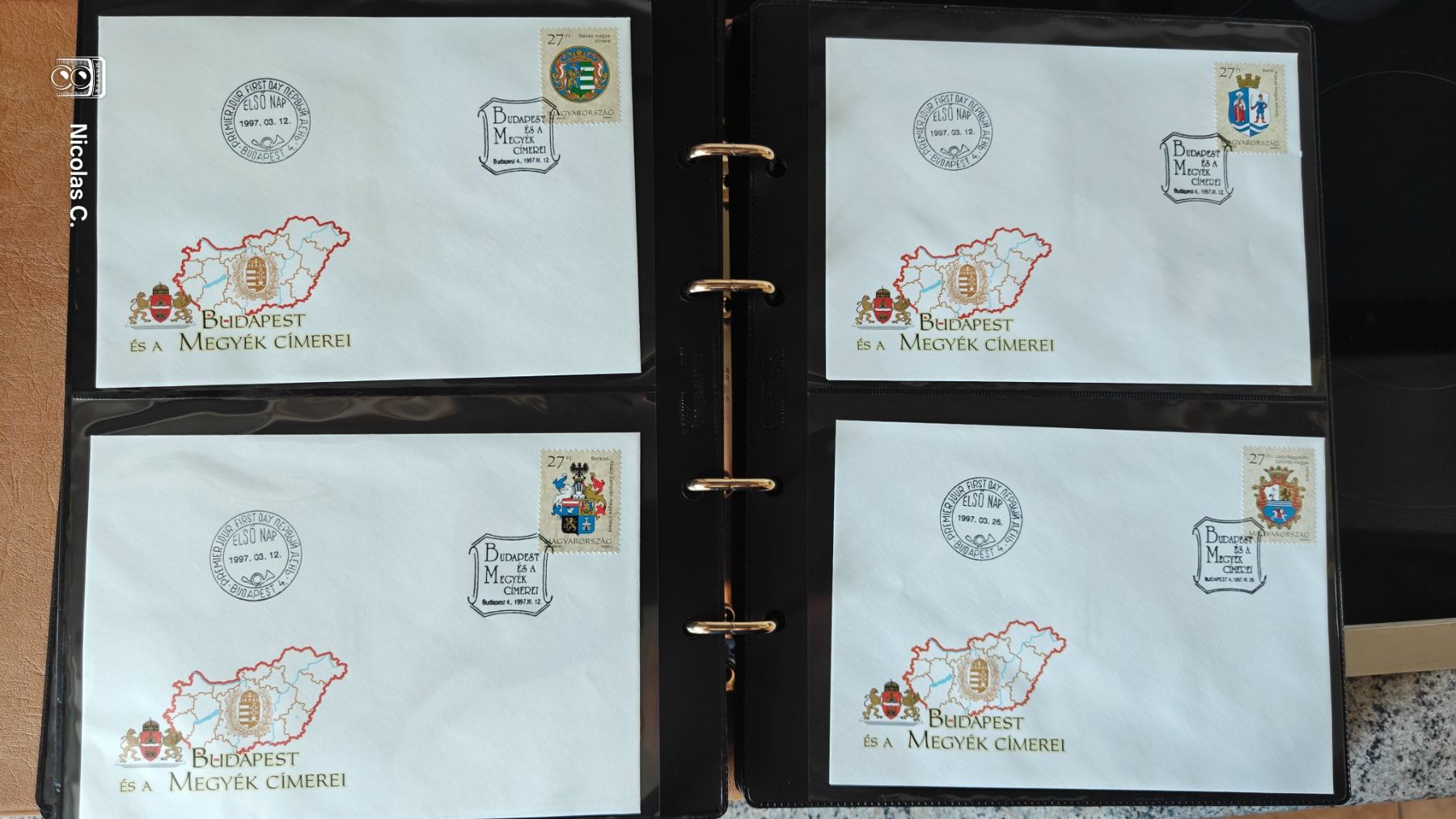 Alle Briefmarken: Timbres : collection Hongrie – Gebraucht aus Thônex von Jan-Nemar 7