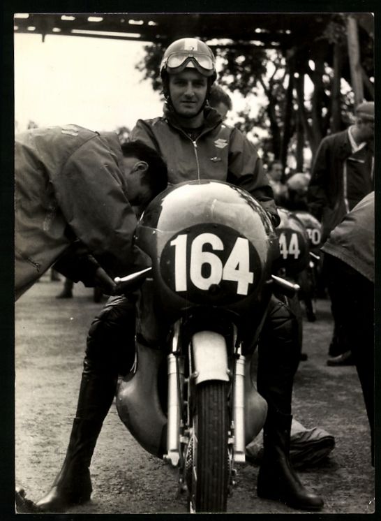 Fotografie & Manifesti: Fotografie D. Lob, Leipzig, Motorradrenn – Usato da Berlin venduto da bartko-reher