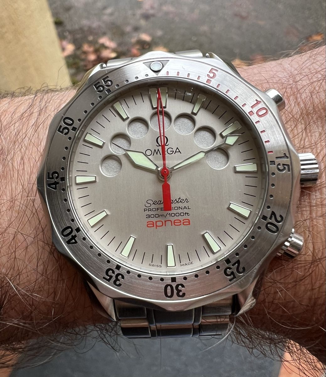 Omega Orologi: Omega Seamaster Apnea Jacques Mayol – Usato da Orbe venduto da Watchivore 1