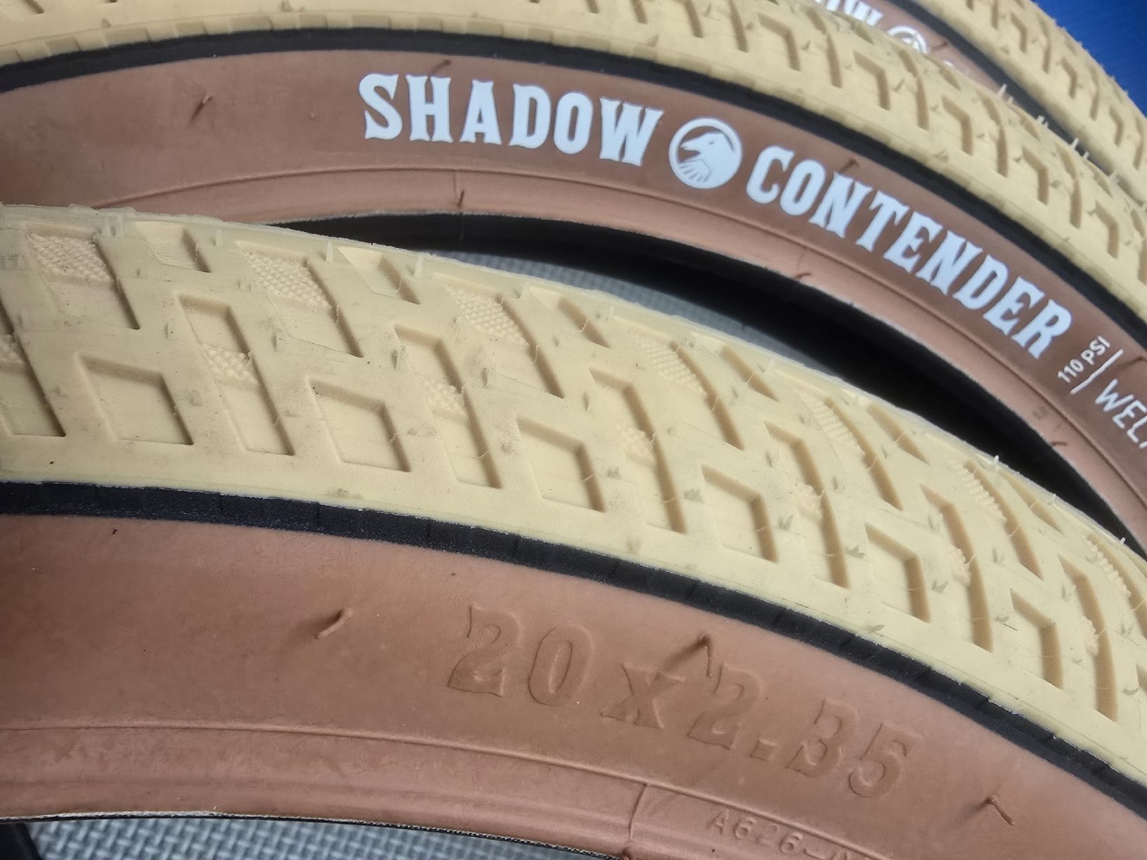 Pneumatici & Ruote complete: Shadow Contender Welterweight 20" BMX Pneu 2stk. – Nuovo e nell'imballaggio originale da Wangs venduto da Restposten.Garage