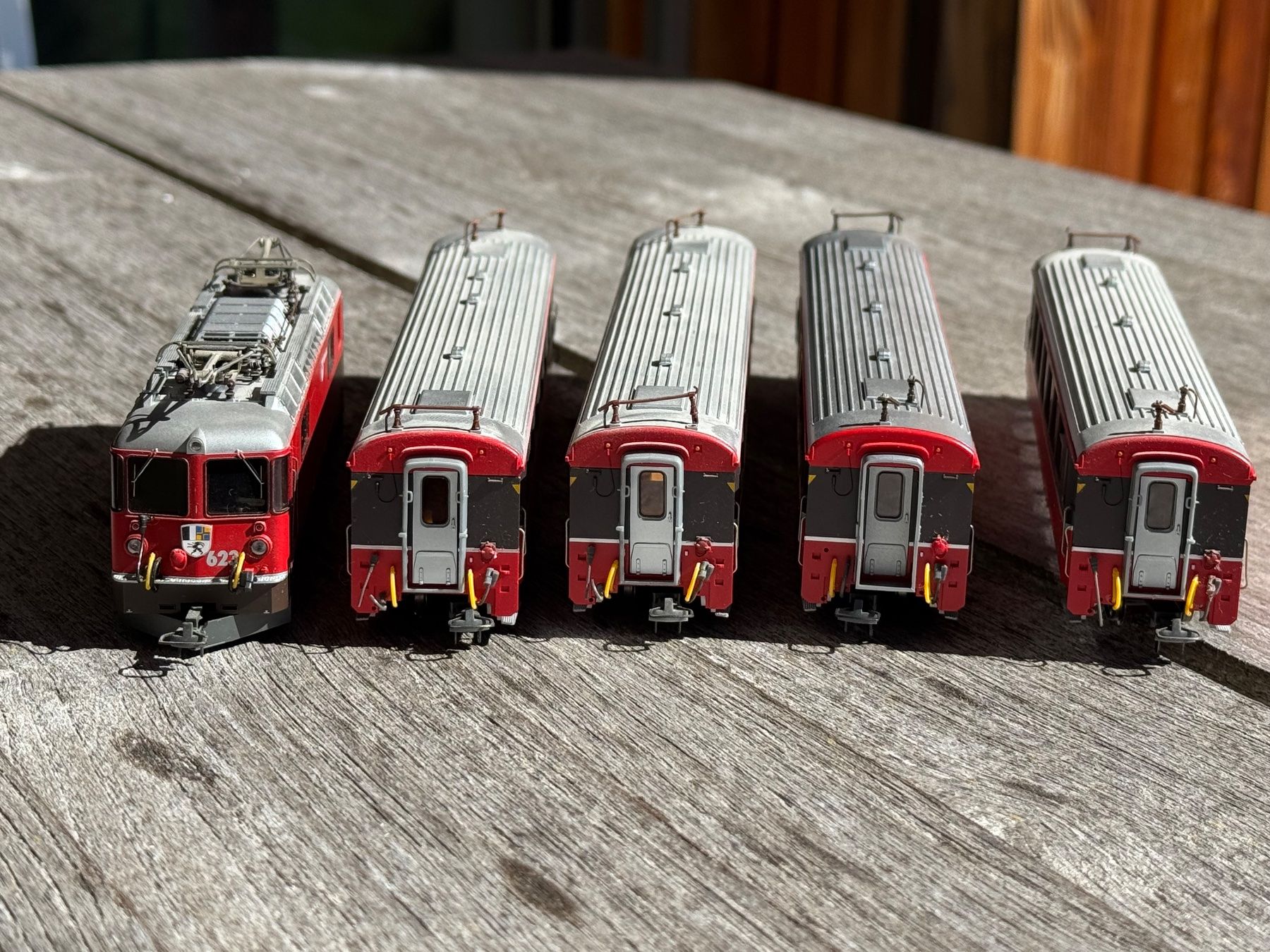 Bemo Modellini di ferrovie: Bemo H0m RhB Bernina Express Set 7258 130 – Nuovo (secondo la descrizione) da Goldau venduto da Bergsturz1806 4
