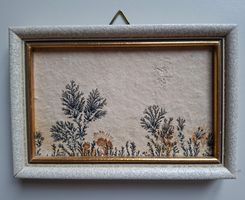 Dekoratives gerahmtes Dendriten-Bild