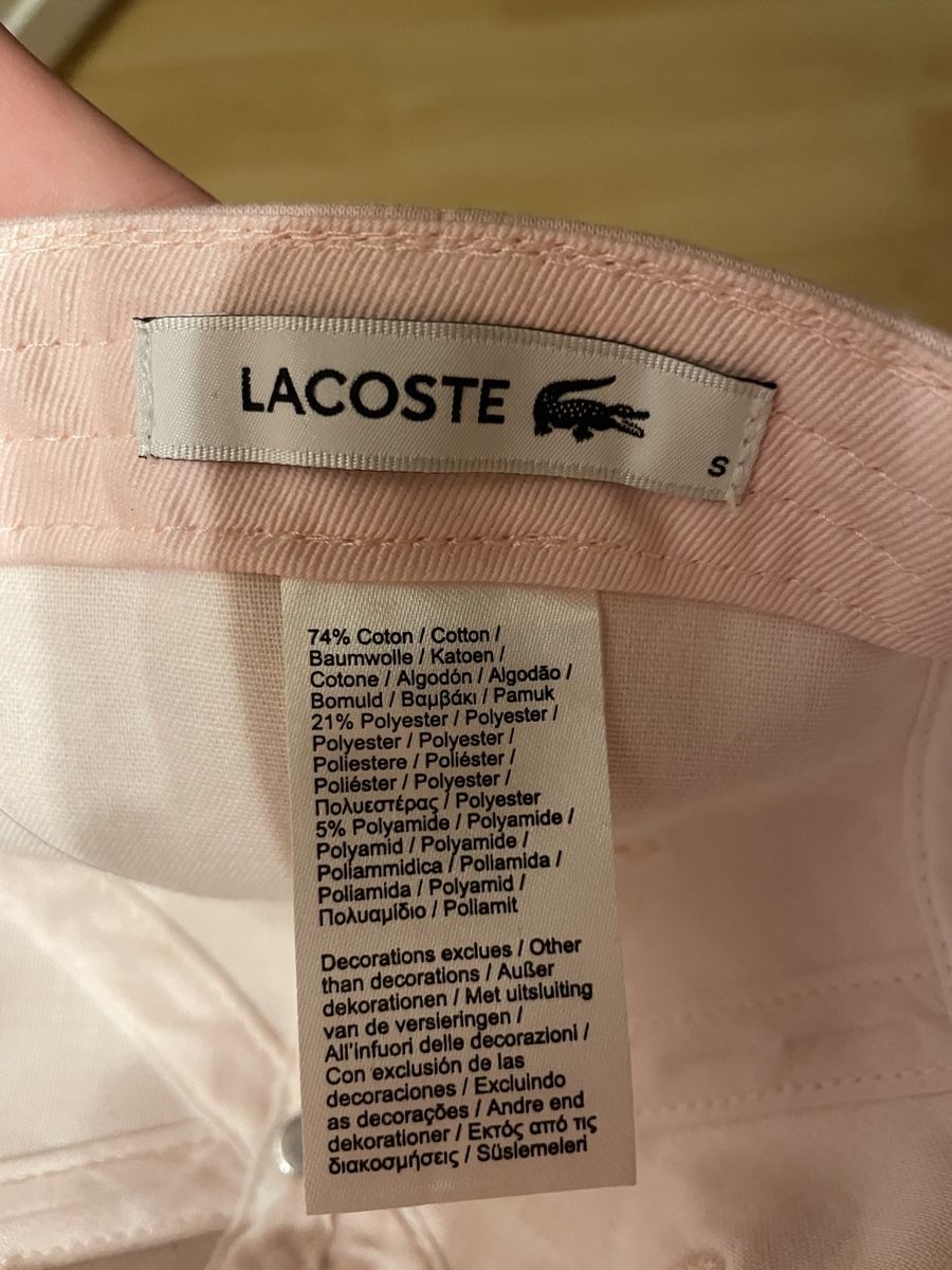 Lacoste Copricapi, berretti & cappellini: Lacoste Cap in rosa, neu mit Etikett – Nuovo e nell'imballaggio originale da Malix venduto da fred_59 2