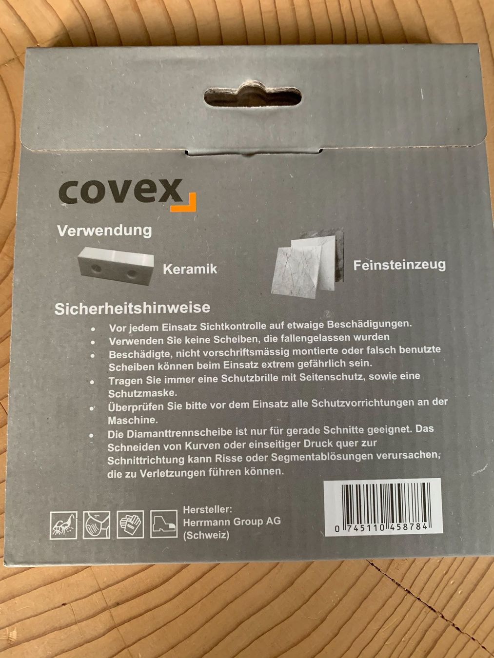 Tutti gli attrezzi: Covex Diamant Trennscheibenblatt – Nuovo e nell'imballaggio originale da Holziken venduto da Timbergrizzly 1