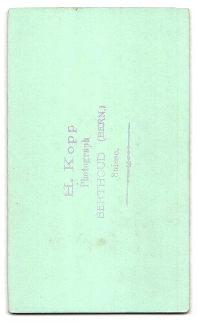 Fotografie & Manifesti: Fotografie H. Kopp, Bern, Dame mit Flech – Usato da Berlin venduto da bartko-reher 1