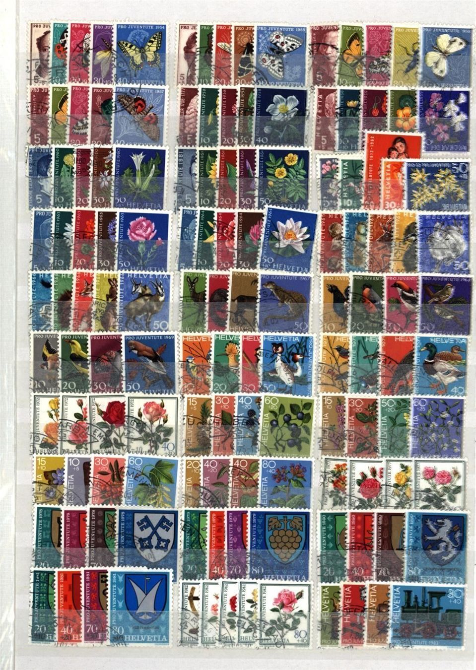Alle Briefmarken: Pro Juventute Slg ab 1954 - 2000(PJ335) – Gebraucht aus Seuzach von Philahits