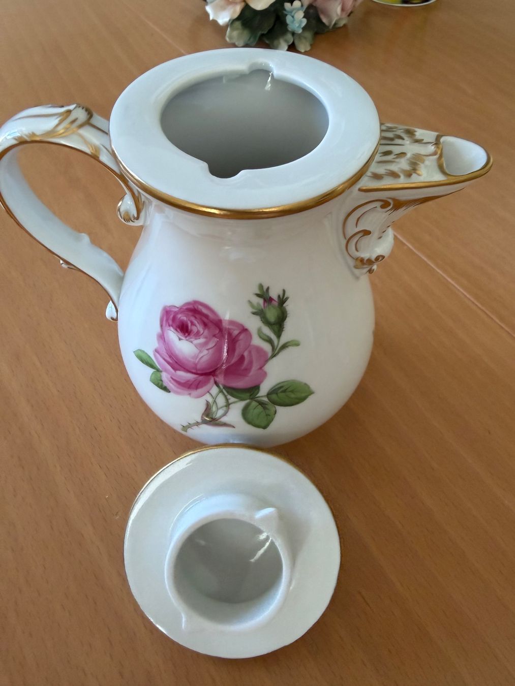 Théières: Meissen Tee oder Kaffee Kanne Rose 4 dl – D'occasion à Nussbaumen AG par normajeanbaker 6