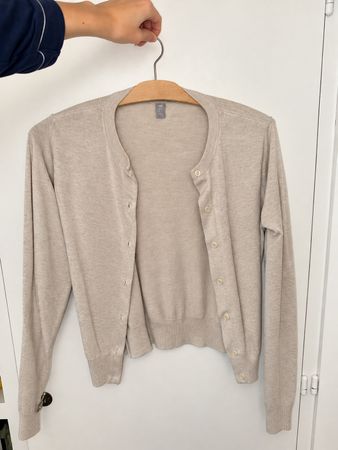 H&M Cardigan – Grösse XS – Champagner Beige