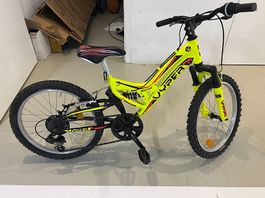 Mountain Bike per bambino ammortizzata con cambio shimano