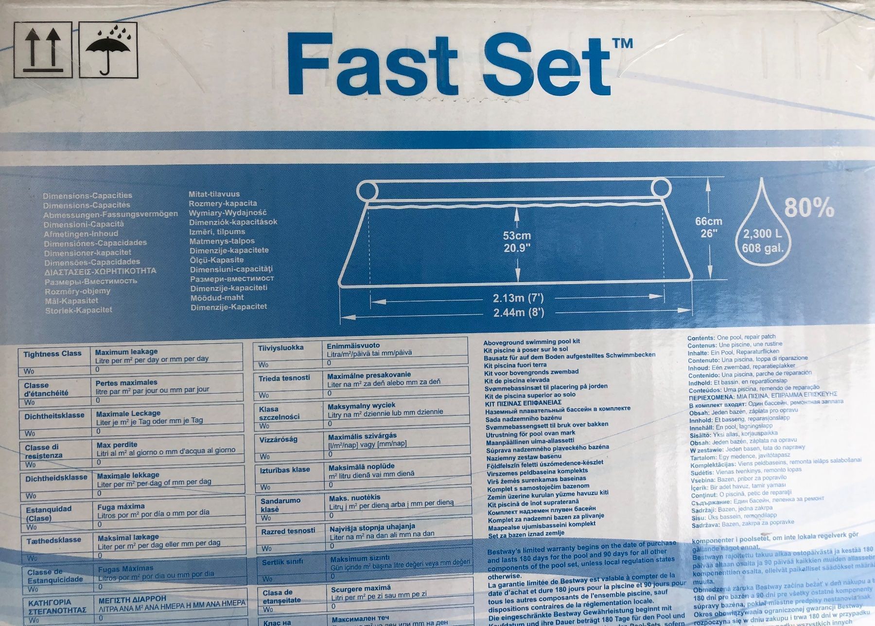 Bestway Piscine: POOL BESTWAY ZUBEHÖR – Usato da Malters venduto da Kuettel1 5