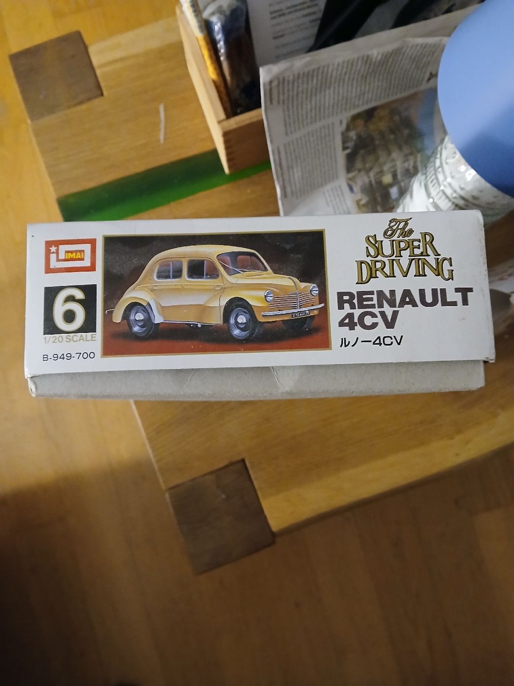Kit di costruzioni: Renault 4CV Modellauto Baukasten 1/20 – Nuovo e nell'imballaggio originale da Zug venduto da Ow66 1