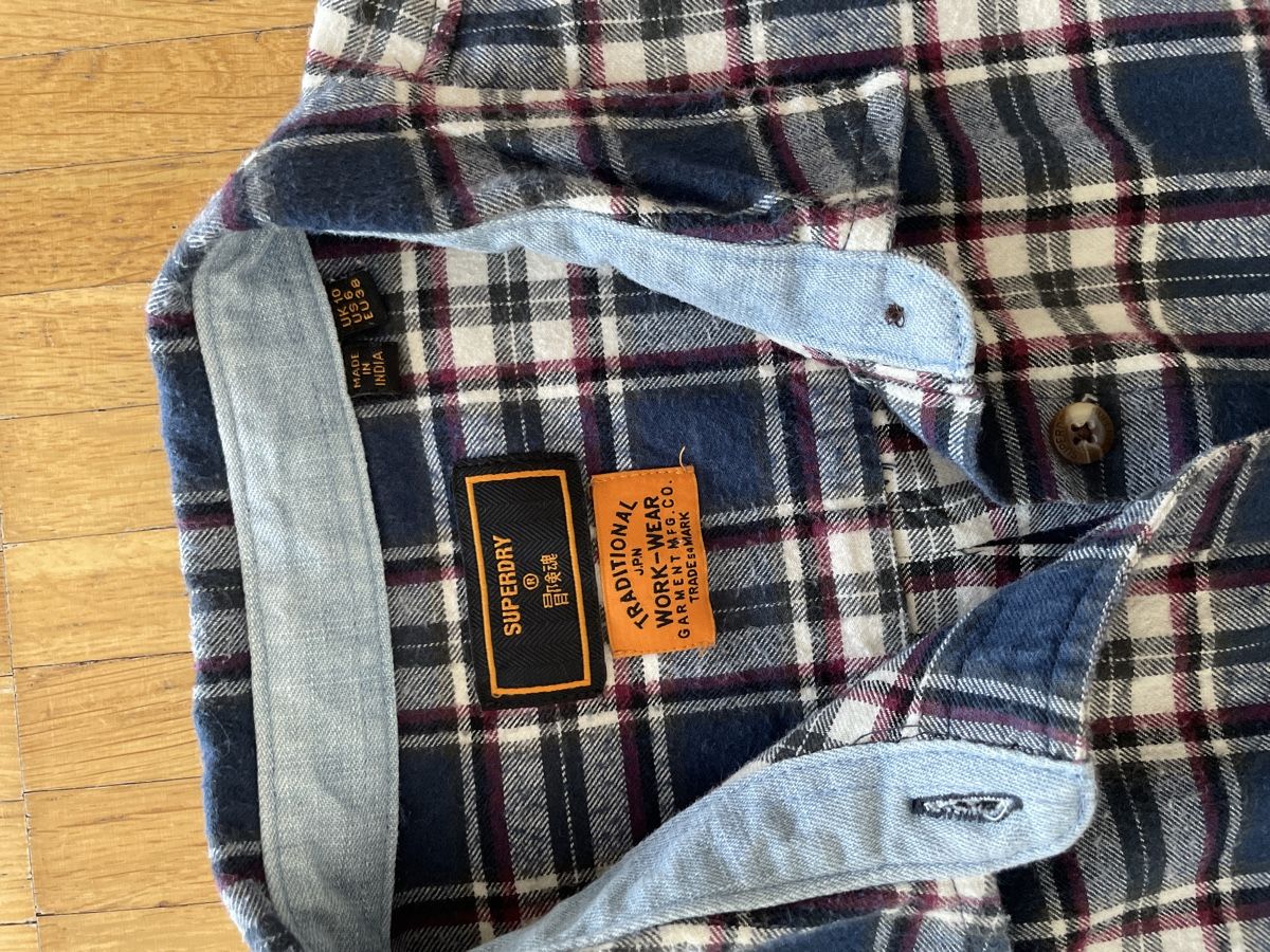 Hemden: Superdry blue Shirt size 38 – Gebraucht aus Neuchatel von shi_9fzw 1