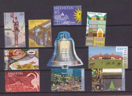 2007-2017 diverse Tag der Briefmarke Ausschnitte  Postfrisch
