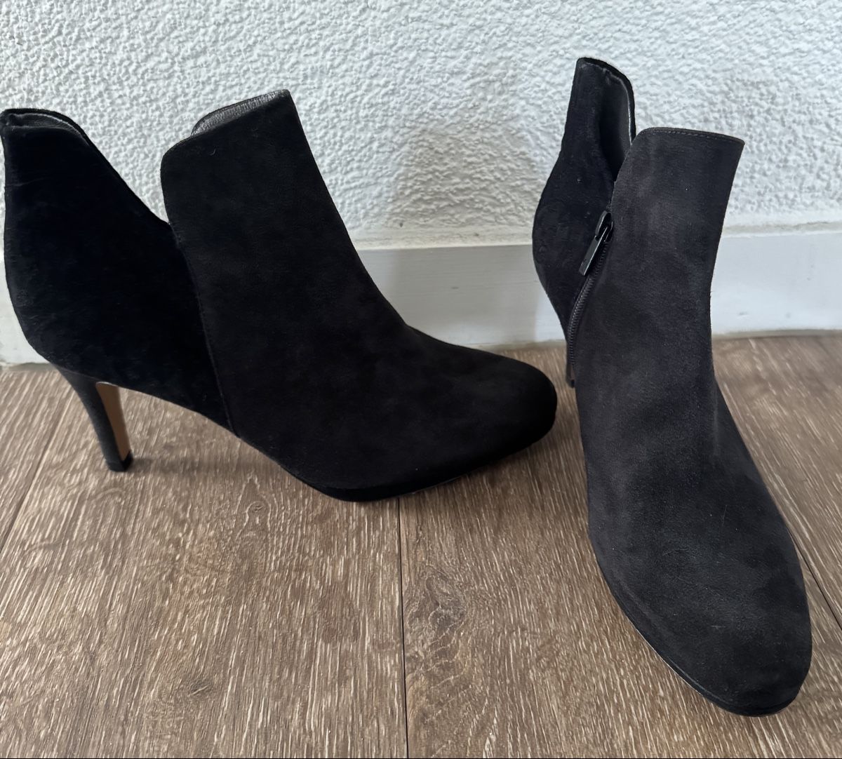 Kaiser Scarpe da donna: Peter Kaiser Stiefeletten aus Wildleder, Schwarz, Gr. 39 – Nuovo (secondo la descrizione) da Windisch venduto da Anja13 3