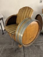 2 Einzigartige Barrique Fass Sessel - Top Zustand!